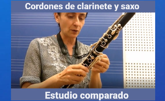 Estudio comparado de cordones de clarinete y saxo